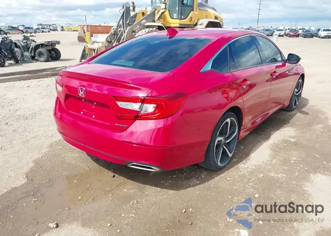 2018 Honda Accord Sport из США, поврежденный, VIN 1HGCV1F35JA091348